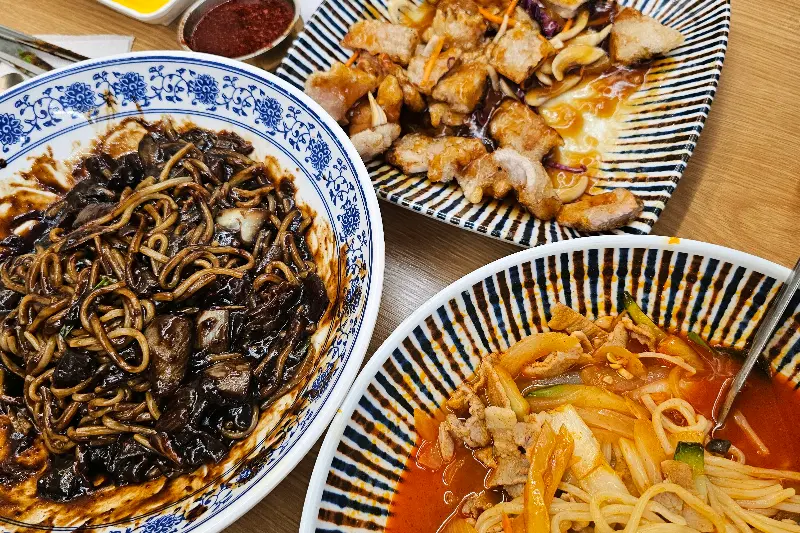 짜장, 짬뽕, 탕수육