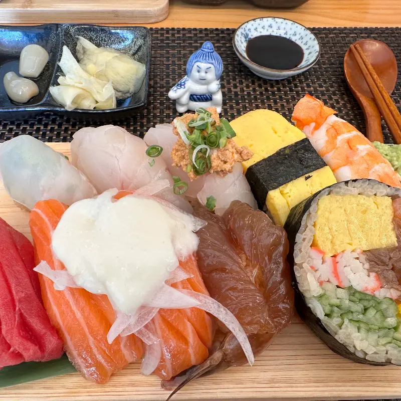 갈릭 새우 초밥