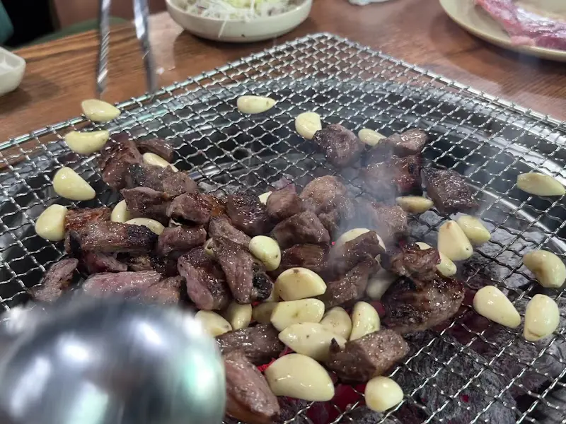 갈매기살과 통마늘