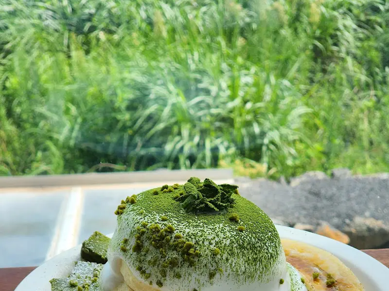 녹차 수플레 팬케이크