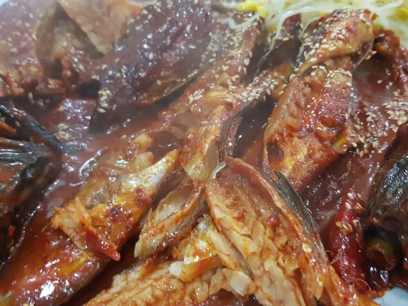 코다리 살 근접샷