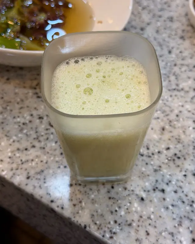 깔끔한 마무리, 케일 주스