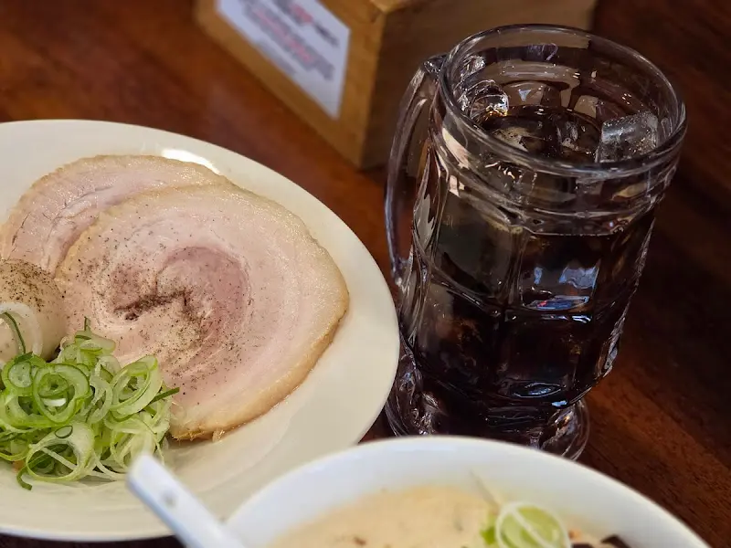 차슈 추가 메뉴의 모습