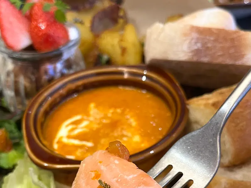 만달리투고 그로서리 플레이트의 단호박 스프