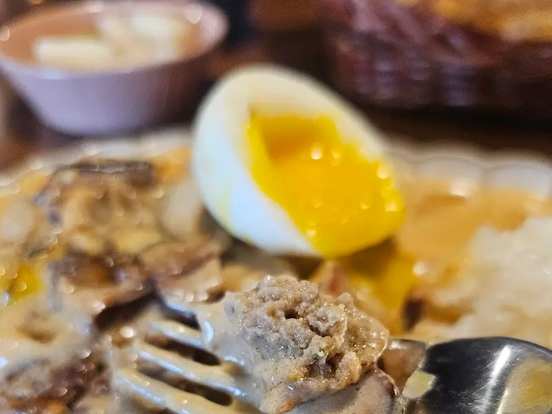 함박스테이크 단면