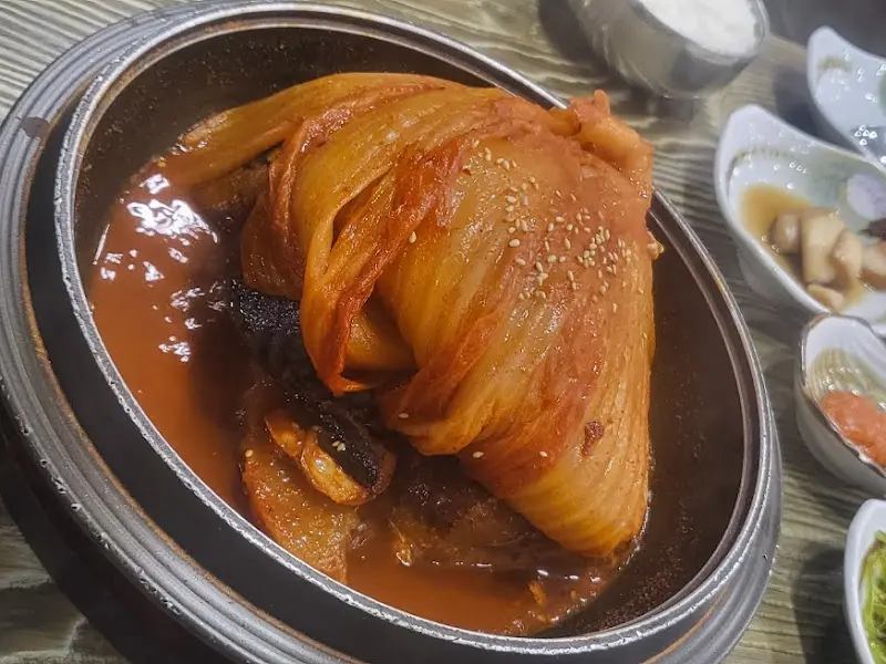 묵은지 고등어찜 비주얼