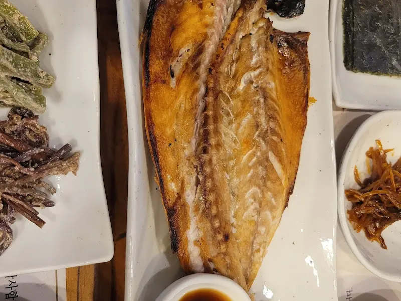 고등어 구이 클로즈업