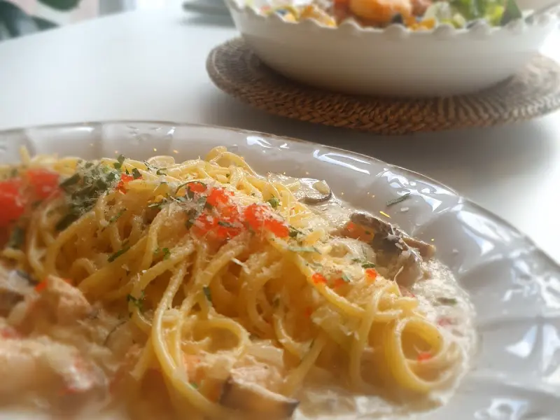 명란 크림 파스타