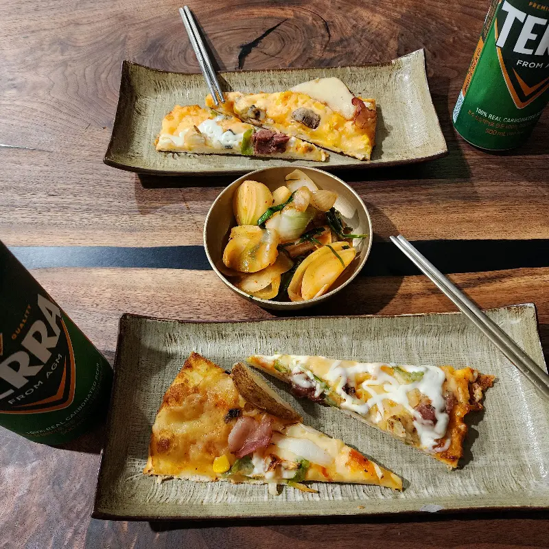 피자와 맥주