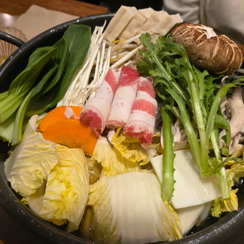 스키야키 전체샷