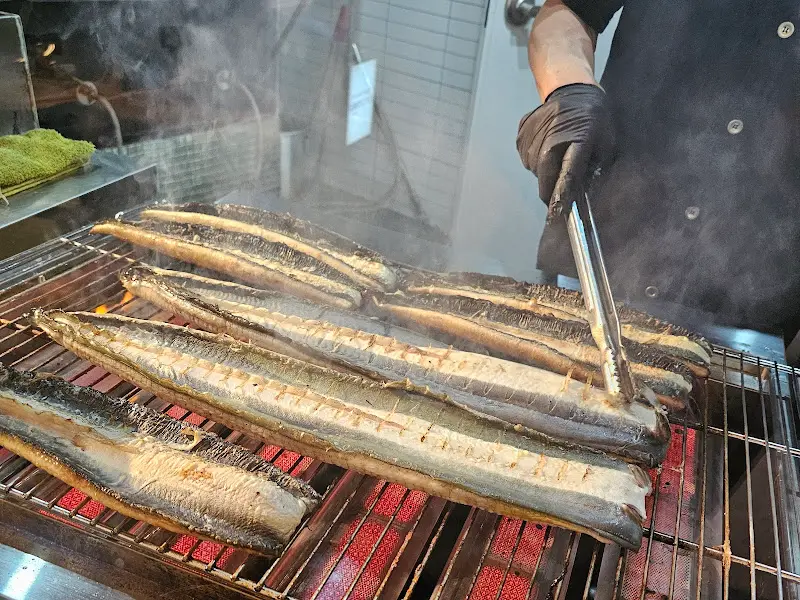 장어 굽는 모습