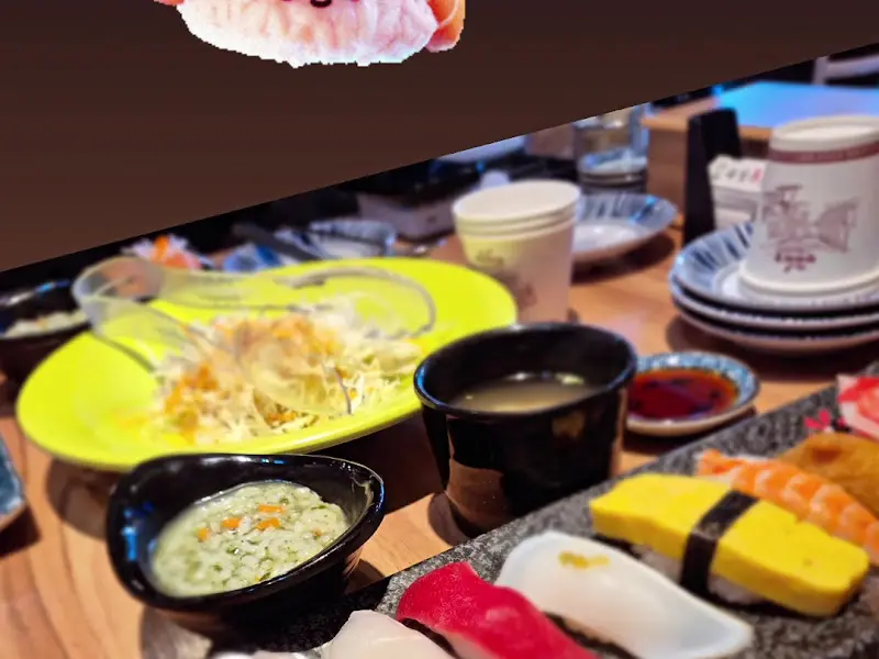 초밥과 곁들여 먹는 샐러드