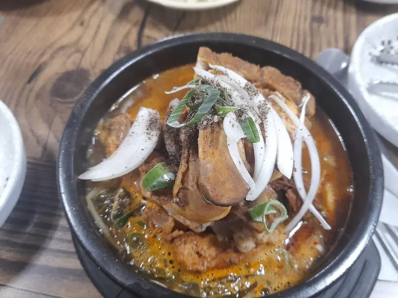 뼈다귀탕 클로즈업