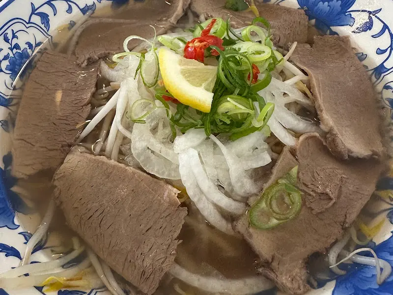 고기가 듬뿍 들어간 쌀국수