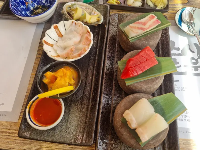 해산물 모둠 클로즈업