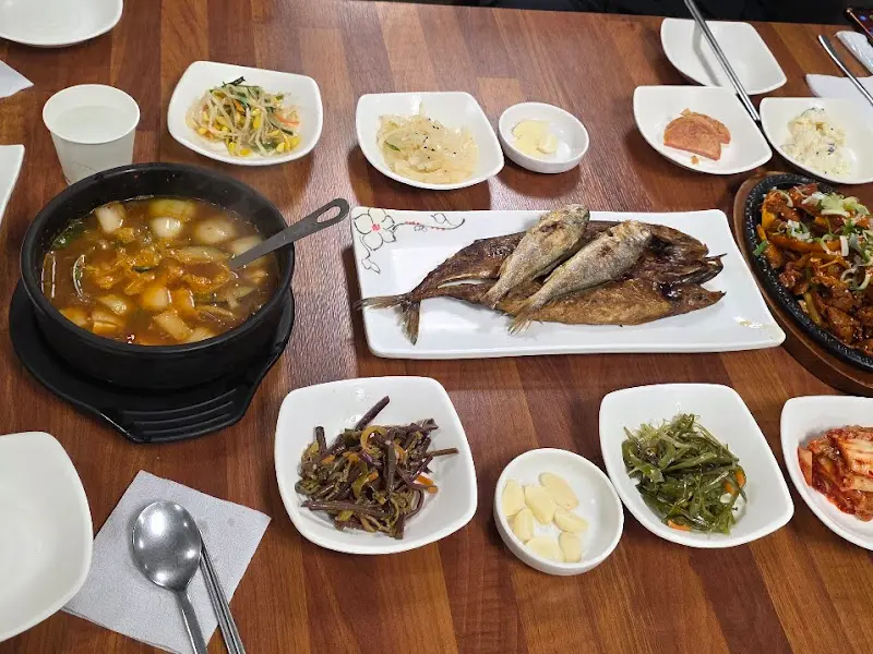 자연밥상 전체 차림