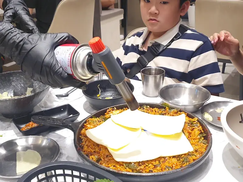 볶음밥 불쇼