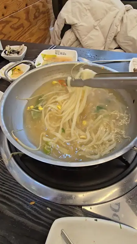 칼국수 사리 추가