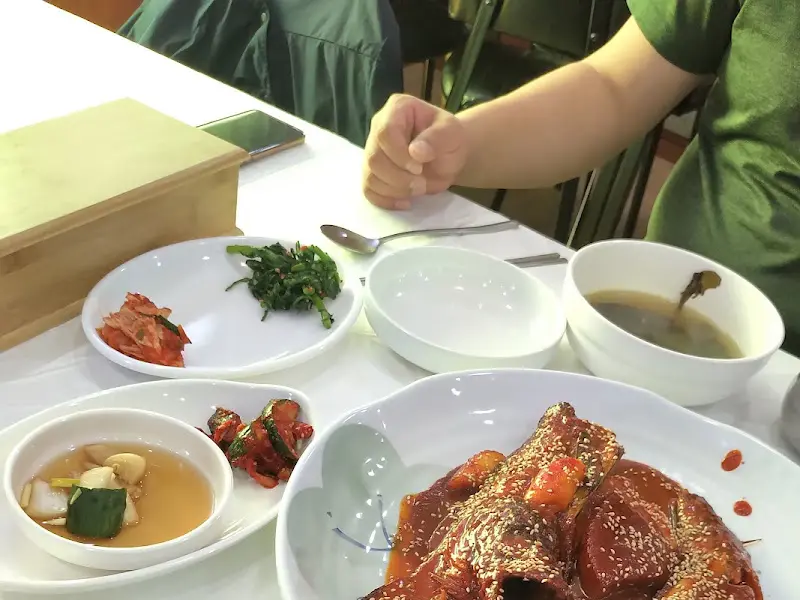 코다리조림 한 상 차림