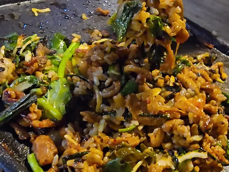 오리 주물럭 볶음밥