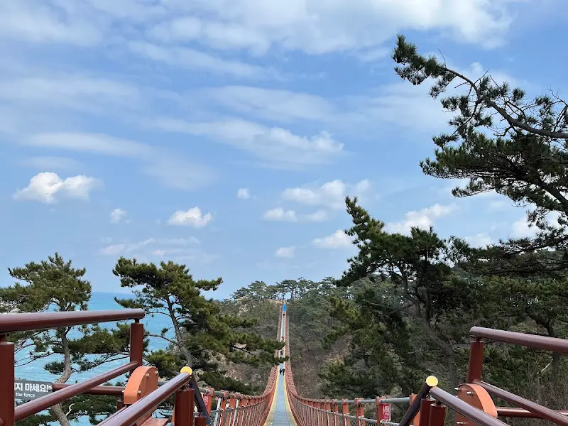 대왕암 공원의 상징, 출렁다리