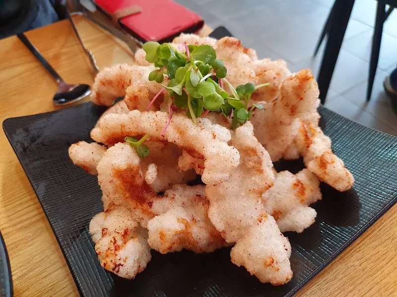 클로즈업한 탕수육