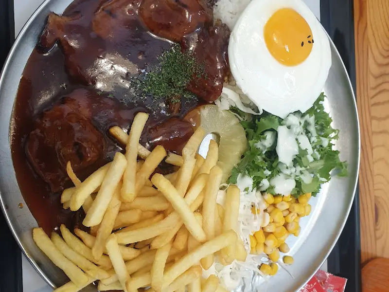 함박스테이크 정식