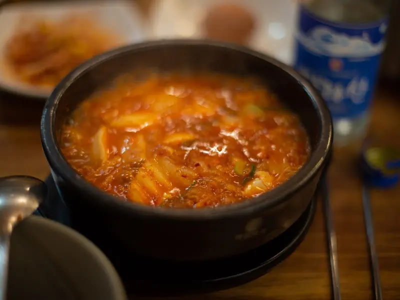 차돌 순두부 찌개