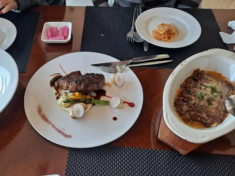 스테이크와 파스타