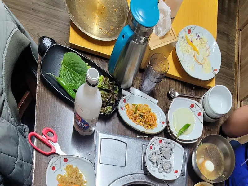 쌈 채소와 밑반찬