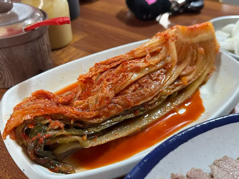 광암막국수의 김치