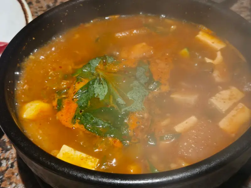 향긋한 방아잎 된장찌개