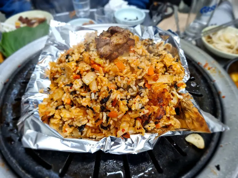 환상적인 비주얼의 볶음밥