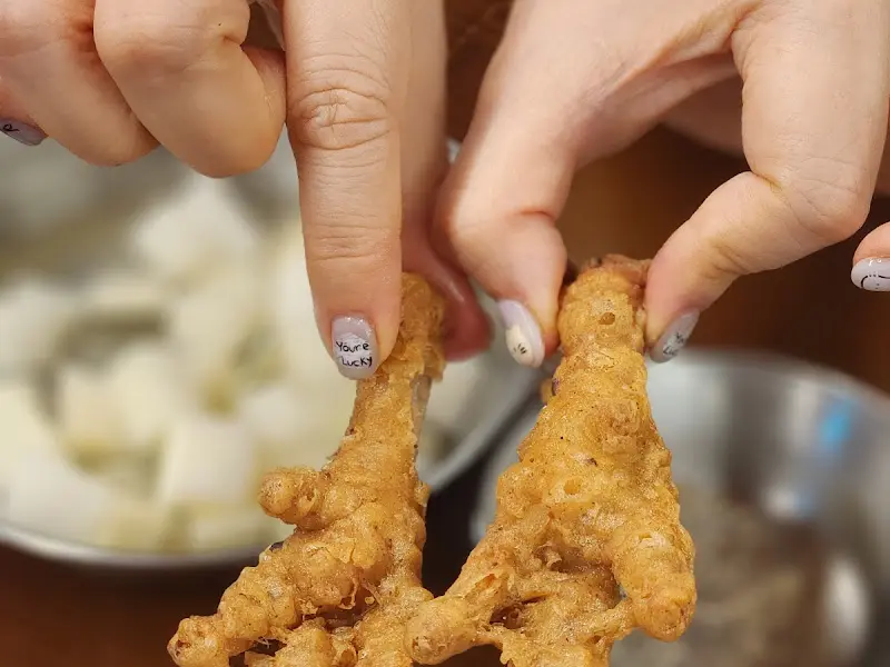 닭발 튀김