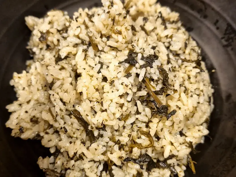 곤드레밥 확대샷