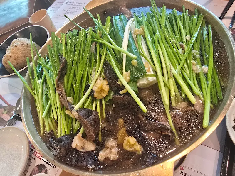 능이버섯 오리 백숙