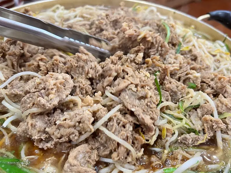 끓고 있는 파불고기