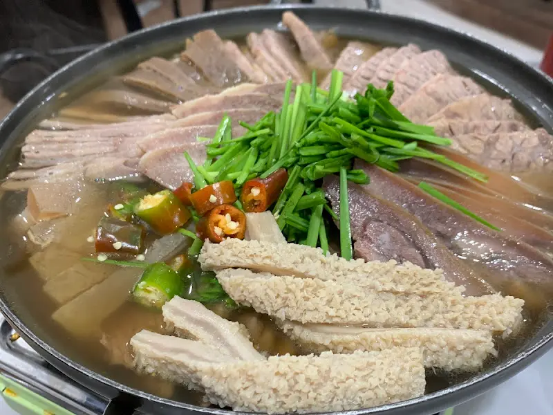 소머리, 우설, 소양의 조화