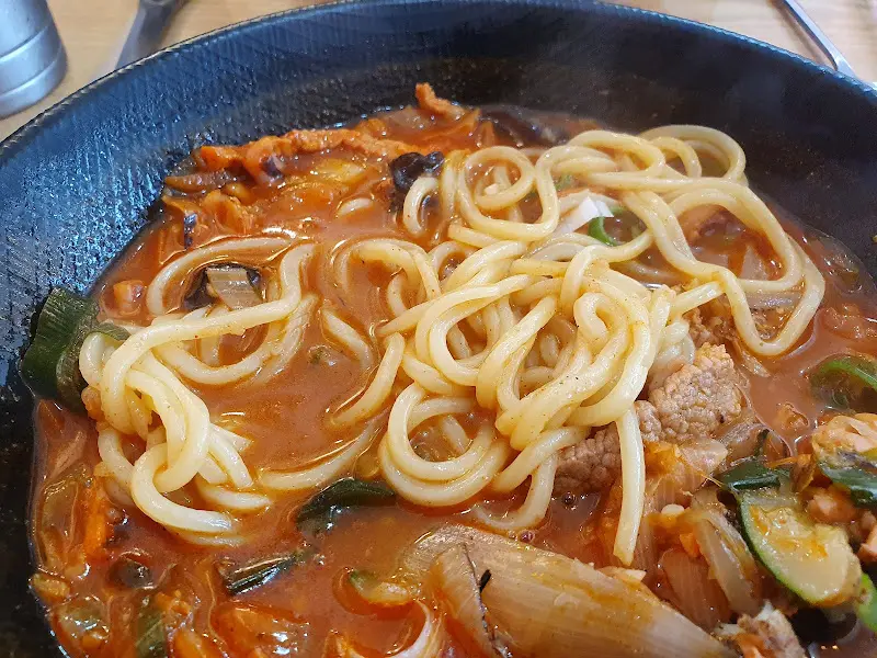 짬뽕 면발