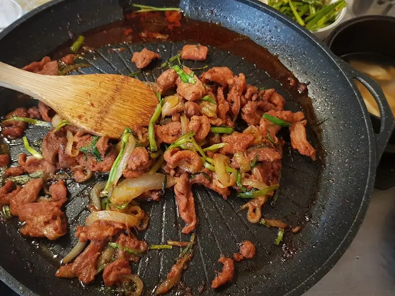 오리불고기 굽기 전