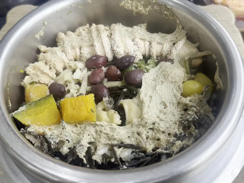 전복 명란 솥밥