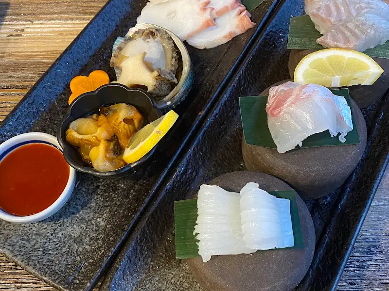 해산물 모둠 근접샷