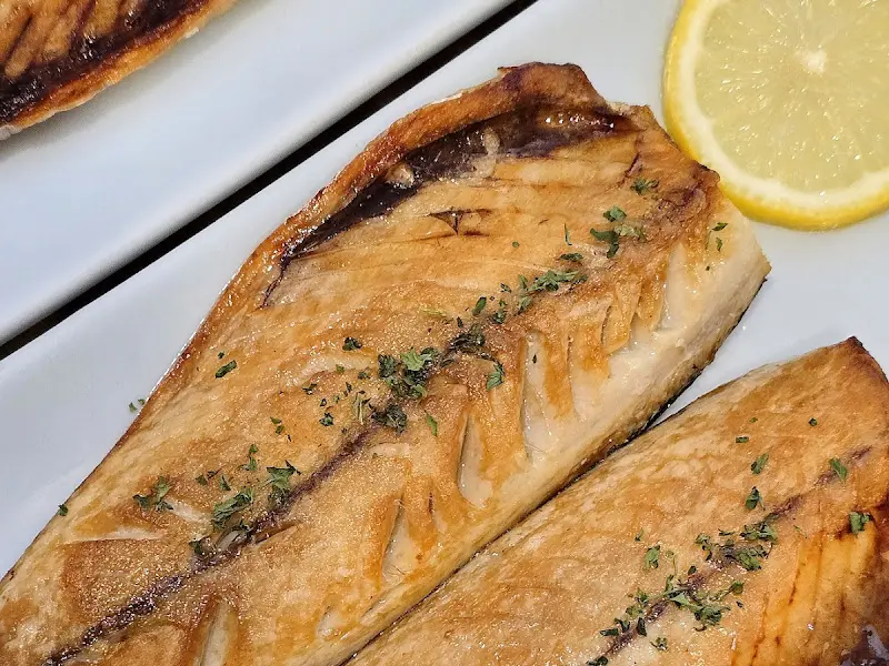 고등어 구이 클로즈업