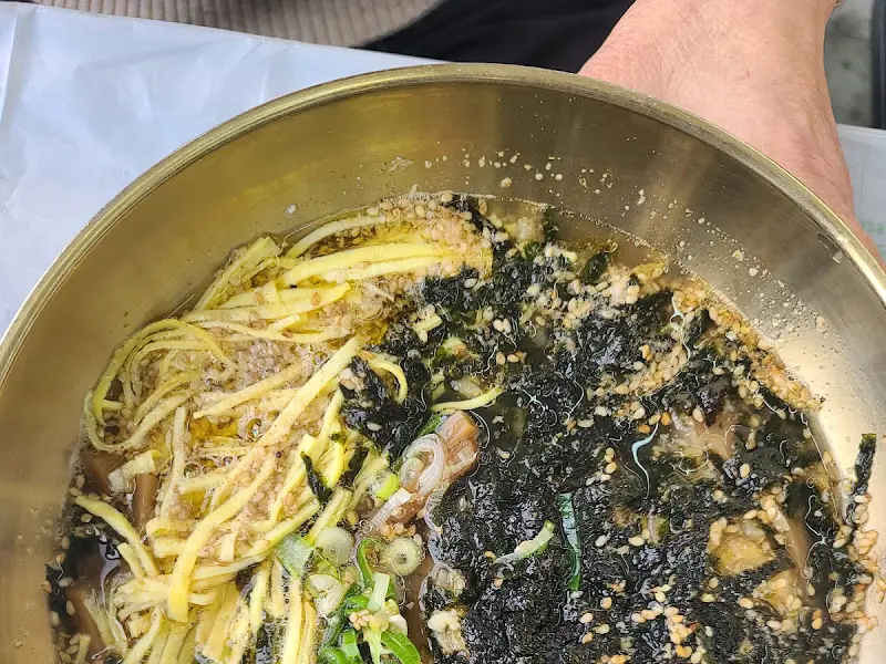 사과 비빔국수의 면
