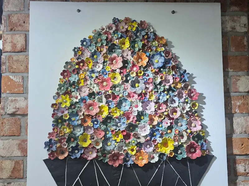 다채로운 색감의 꽃 그림 액자