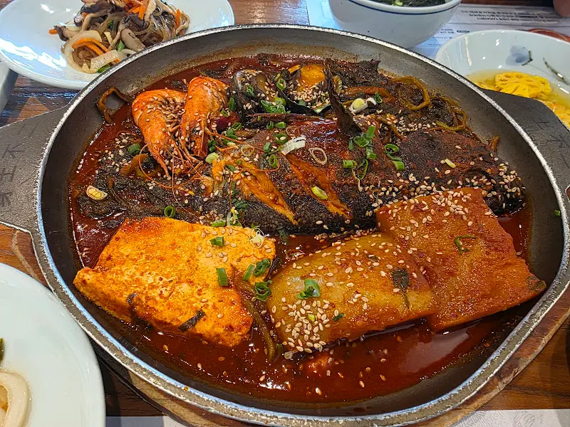 우럭조림 클로즈업