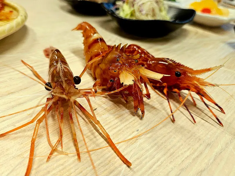 독도새우 3마리