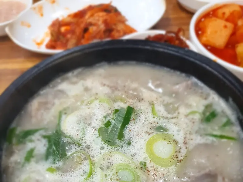 순대국밥 비주얼