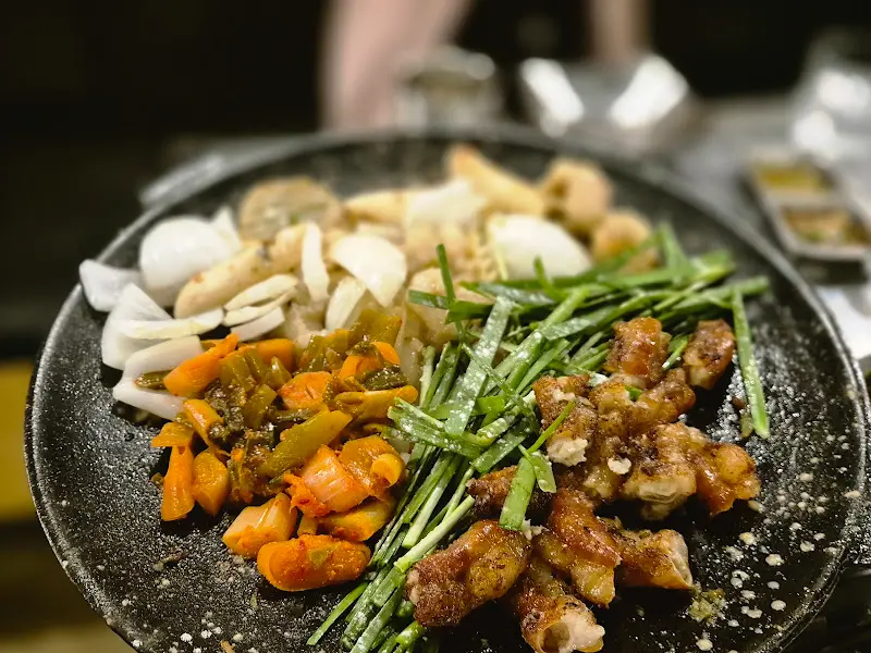 모둠 곱창의 비주얼