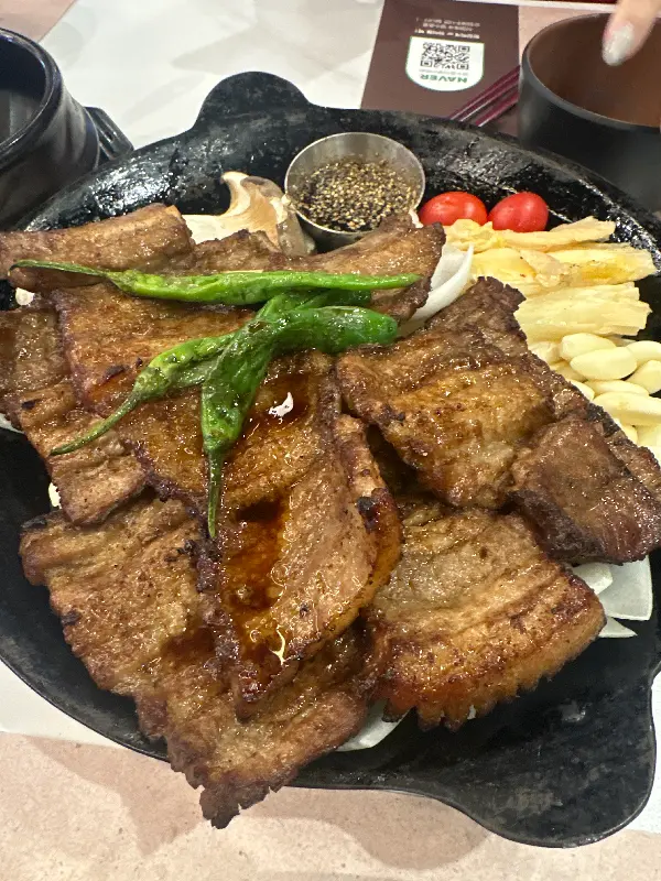 맛있는 석갈비 한 상